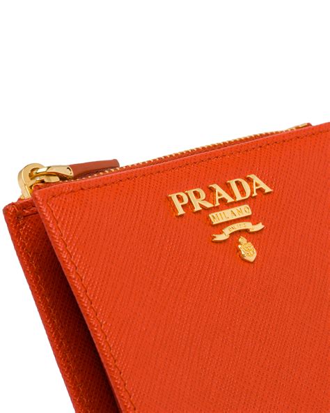 Prada saffiano mini wallet